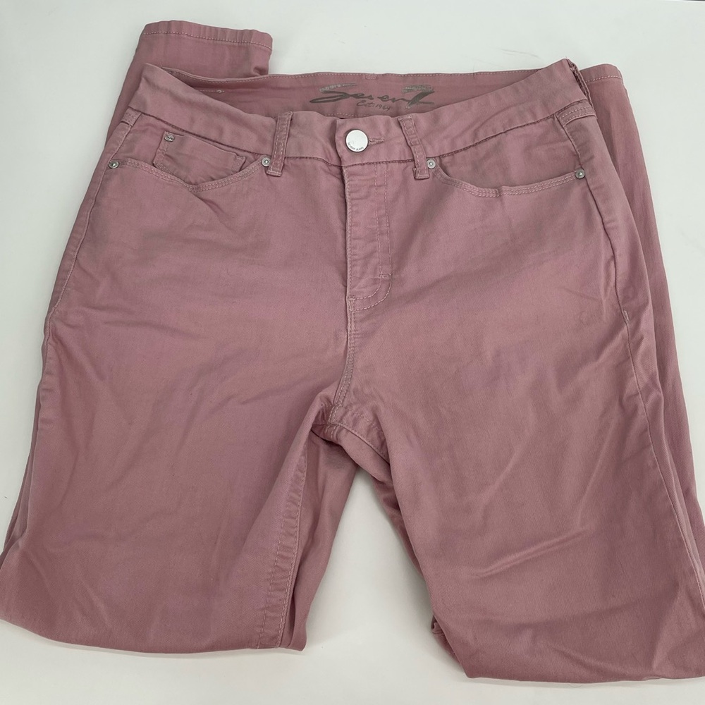 ⭐️Seven Pink Women's Pants Tummyless high rise skinny